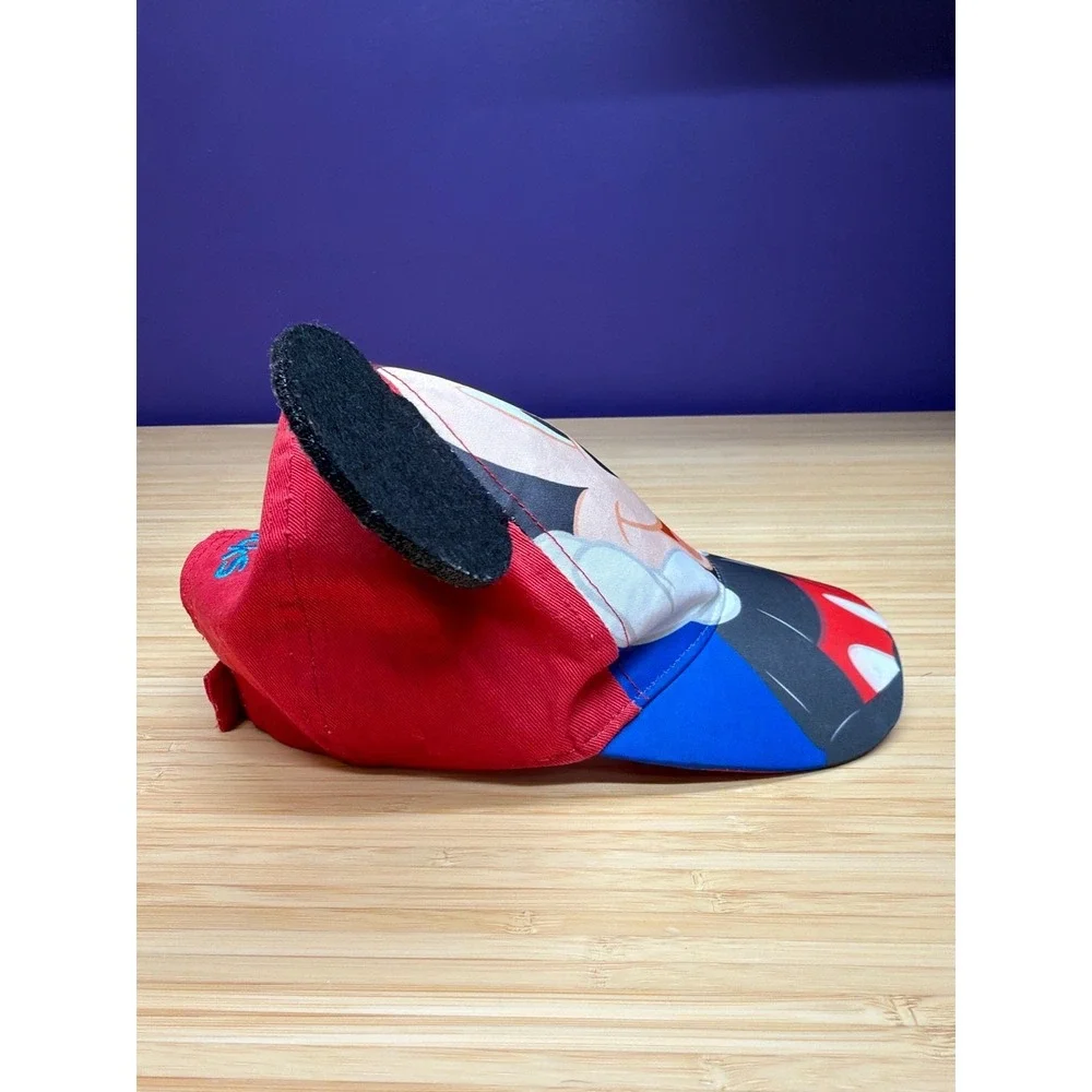 Disney‎ Mickey Mouse Ears Hat Cap Toddler 12-24 Months Red Blue